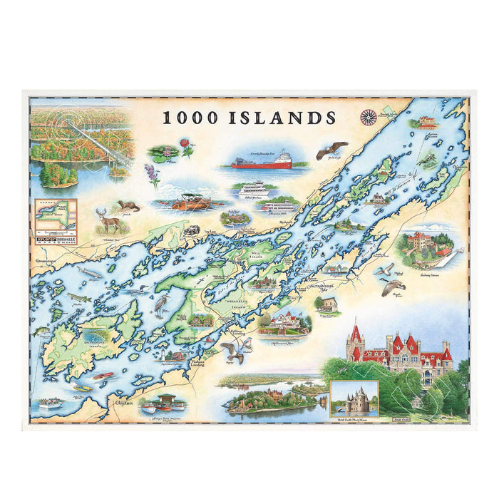 1000 Islands 1000 Piece Jigsaw Puzzle Xplorer Maps - for just $24.99! 