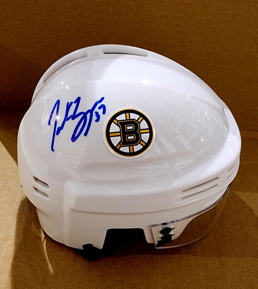 Patrice Bergeron Boston Bruins Autographed White Mini-Helmet - for just $159.99! 