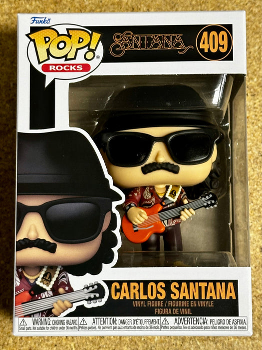 Funko Pop! Rocks Carlos Santana With Guitar #409 2024 Mexican Rock & Latin Jazz - for just $15! 