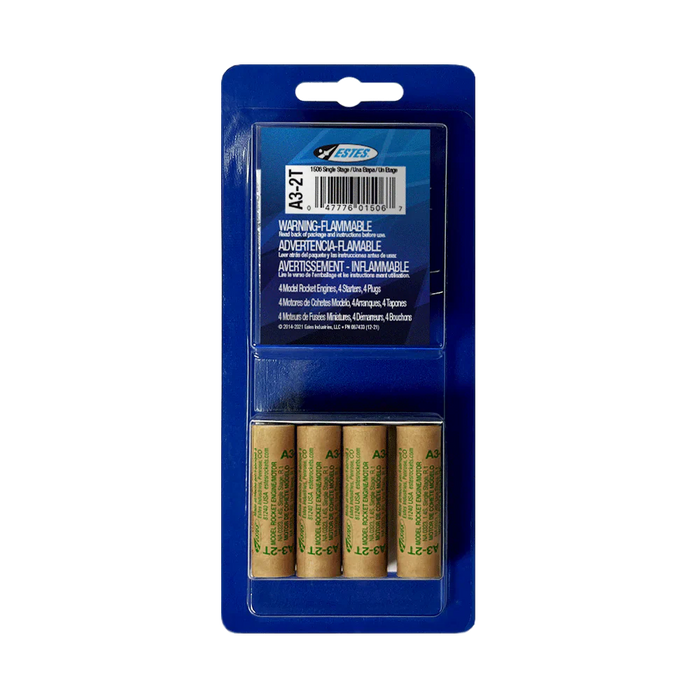 Estes Rockets - A3-2T Model Rocket Engines, (4pk) - for just $11.99! 