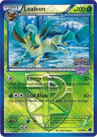 Leafeon (11/116) (States Championship Promo) [Black & White: Plasma Freeze] - for just $25.30! 
