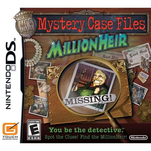 Mystery Case Files MillionHeir (Nintendo DS) - Just $0! Shop now at Retro Gaming of Denver