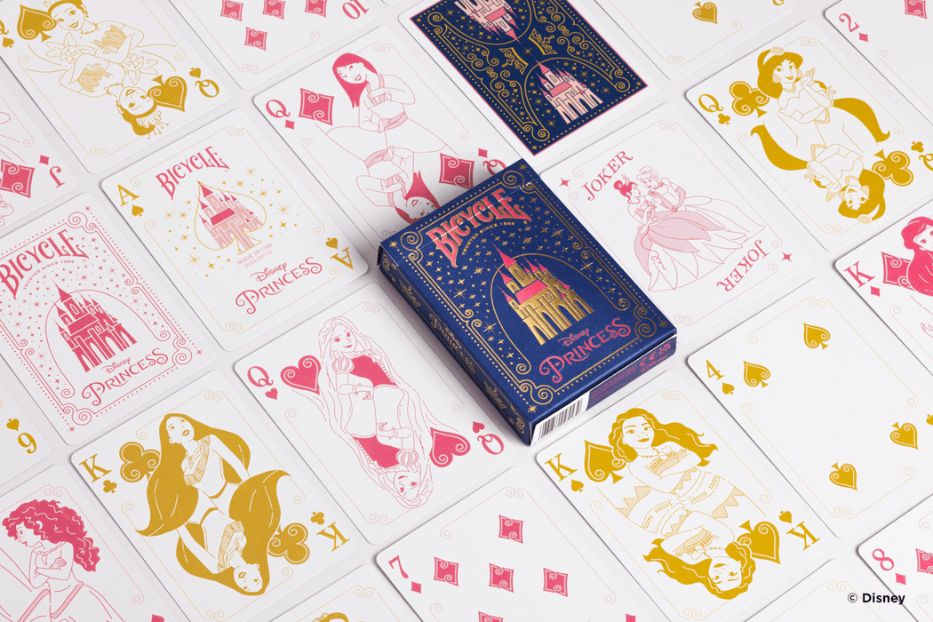 Disney Princess Inspired Playing Cards by Bicycle- Navy - for just $9.99! 