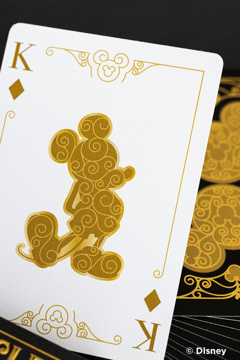 Disney Mickey Mouse inspired Black and Gold Playing Cards - for just $12.99! 