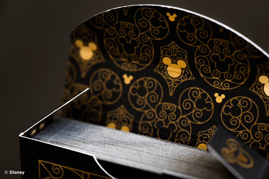 Disney Mickey Mouse inspired Black and Gold Playing Cards - for just $12.99! 