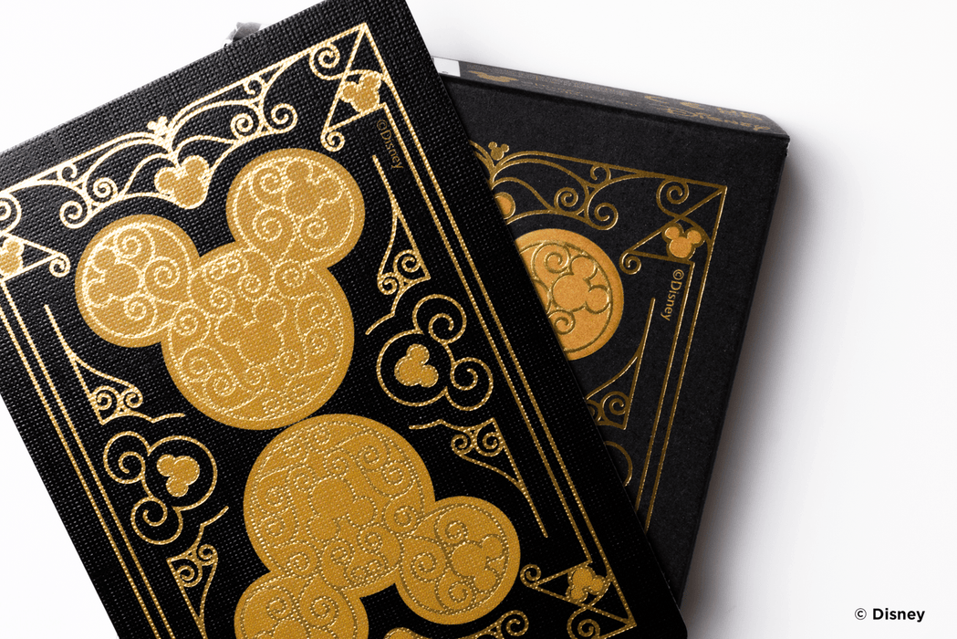 Disney Mickey Mouse inspired Black and Gold Playing Cards - for just $12.99! 