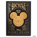 Disney Mickey Mouse inspired Black and Gold Playing Cards - for just $12.99! 