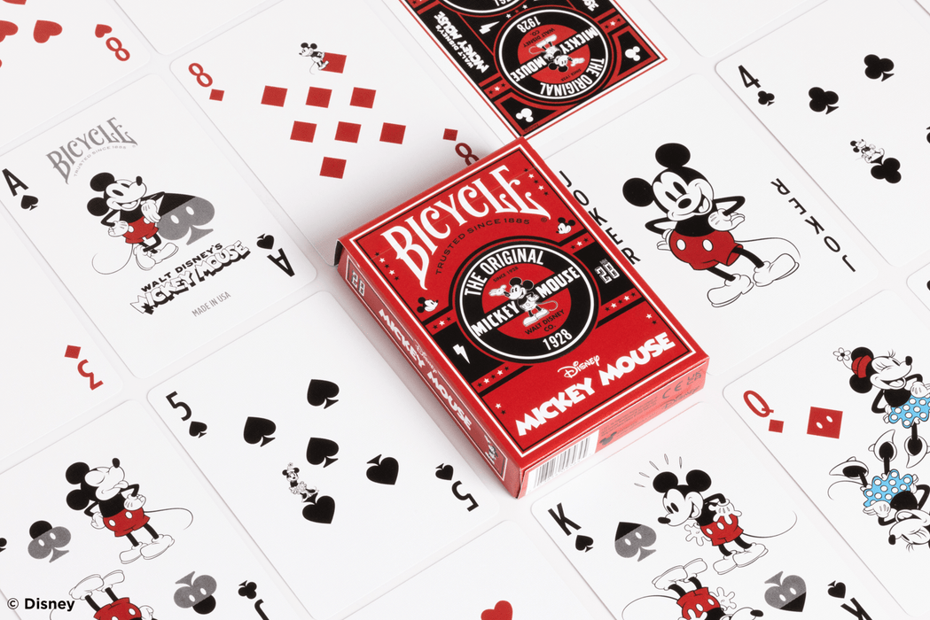 Disney Classic Mickey Mouse inspired Playing Cards by Bicycle - for just $7.99! 