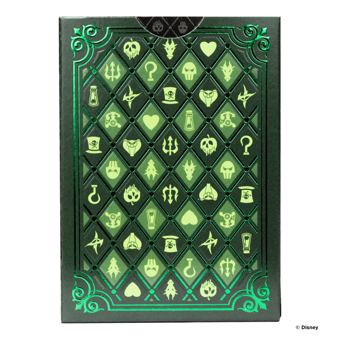Disney Villains Inspired Playing Cards by Bicycle- Green - for just $9.99! 