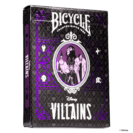 Disney Villains Inspired Playing Cards by Bicycle- Purple - for just $9.99! 