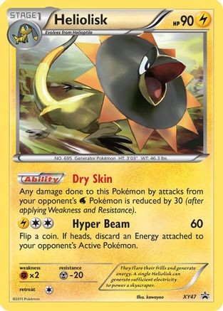 Heliolisk XY47/211 - XY Promos Holofoil - for just $0.42! 