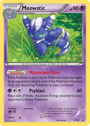 Meowstic XY48/211 - XY Promos Holofoil - for just $0.41! 