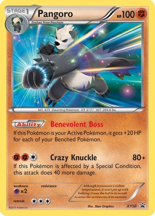 Pangoro XY50/211 - XY Promos Holofoil - for just $0.77! 