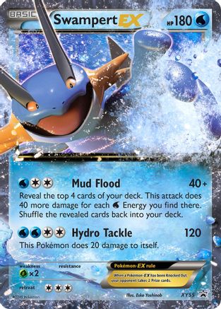Swampert EX XY55/211 - XY Promos Holofoil - for just $1.57! 