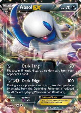 Absol EX XY62/211 - XY Promos Holofoil - for just $1.41! 