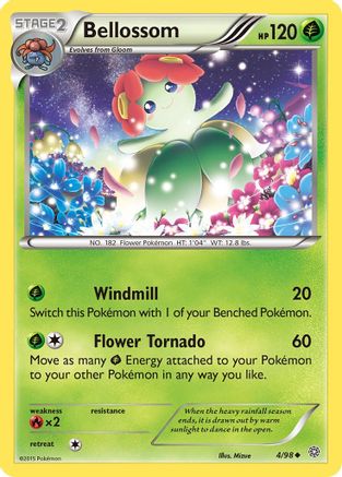 Bellossom 004/98 - XY  Ancient Origins - for just $0.14! 