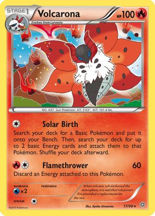 Volcarona 017/98 - XY  Ancient Origins Reverse Holofoil - for just $0.31! 