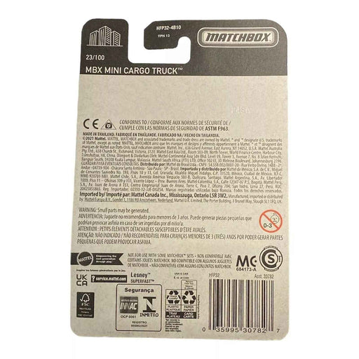 Matchbox MBX Mini Cargo Truck - Matchbox Series 23/100 - for just $1.79! 