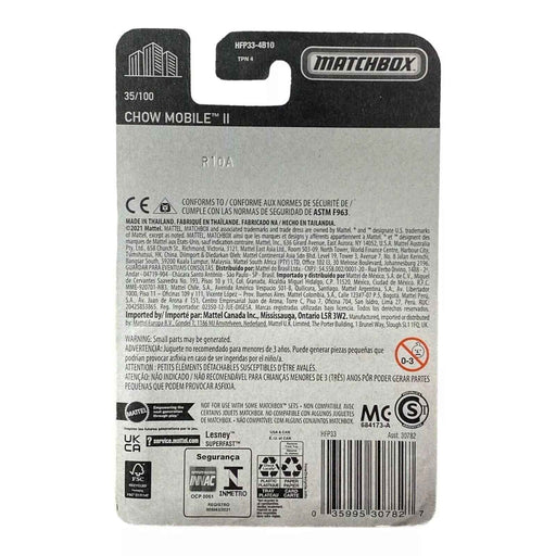 Matchbox Chow Mobile II - Matchbox Series 35/100 - for just $1.79! 