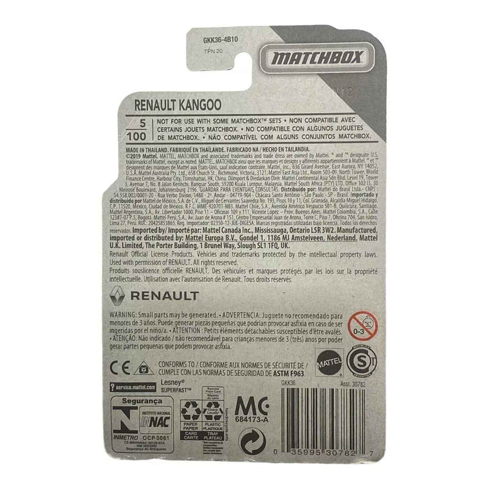 Matchbox Renault Kangoo - MBX City Series 5/100 - for just $1.79! 