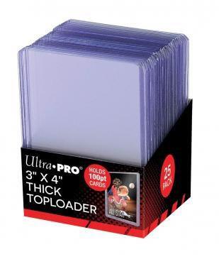 3" x 4" Clear Thick 100PT Toploaders (25ct) - for just $5! 