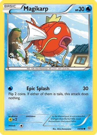 Magikarp 019/98 - XY  Ancient Origins Reverse Holofoil - for just $0.10! 