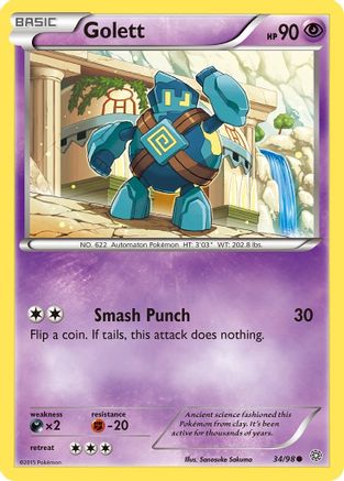 Golett 034/98 - XY  Ancient Origins Reverse Holofoil - for just $0.14! 