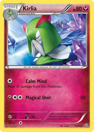 Kirlia 053/98 - XY  Ancient Origins - for just $0.17! 