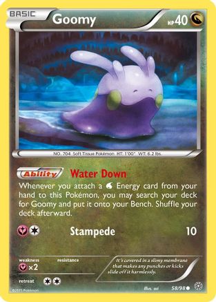 Goomy 058/98 - XY  Ancient Origins - for just $0.06! 