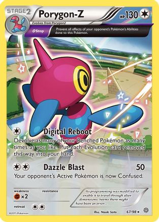 Porygon-Z 067/98 - XY  Ancient Origins Reverse Holofoil - for just $0.49! 