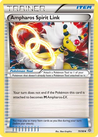 Ampharos Spirit Link 070/98 - XY  Ancient Origins - for just $0.13! 