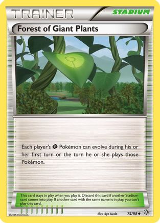 Forest of Giant Plants 074/98 - XY  Ancient Origins Reverse Holofoil - for just $0.15! 