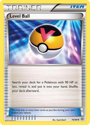 Level Ball 076/98 - XY  Ancient Origins Reverse Holofoil - for just $0.32! 