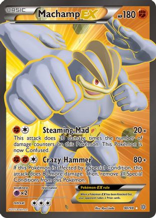 Machamp EX (Full Art) 090/98 - XY  Ancient Origins Holofoil - for just $8.26! 