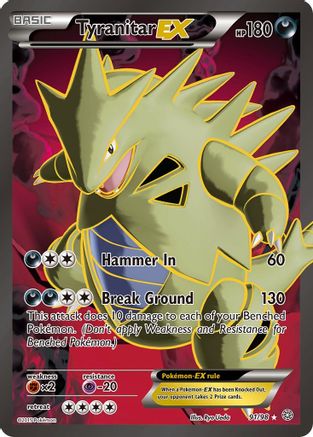 Tyranitar EX (Full Art) 091/98 - XY  Ancient Origins Holofoil - for just $27.63! 