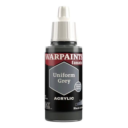 Army Painter Warpaints Fanatic: Uniform Grey 18ml - Premium Miniatures - Just $4.25! Shop now at Retro Gaming of Denver