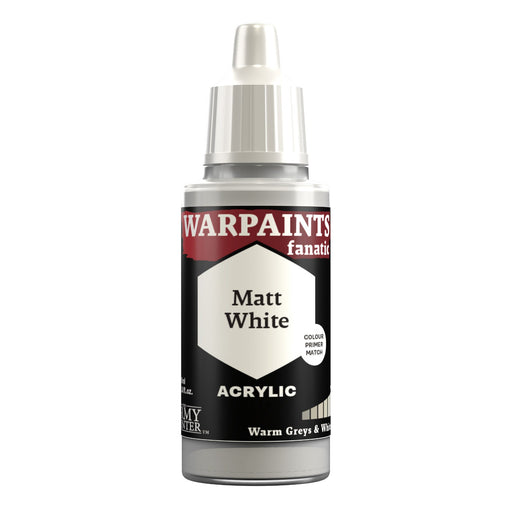 Army Painter Warpaints Fanatic: Matt White 18ml - for just $4.25! 