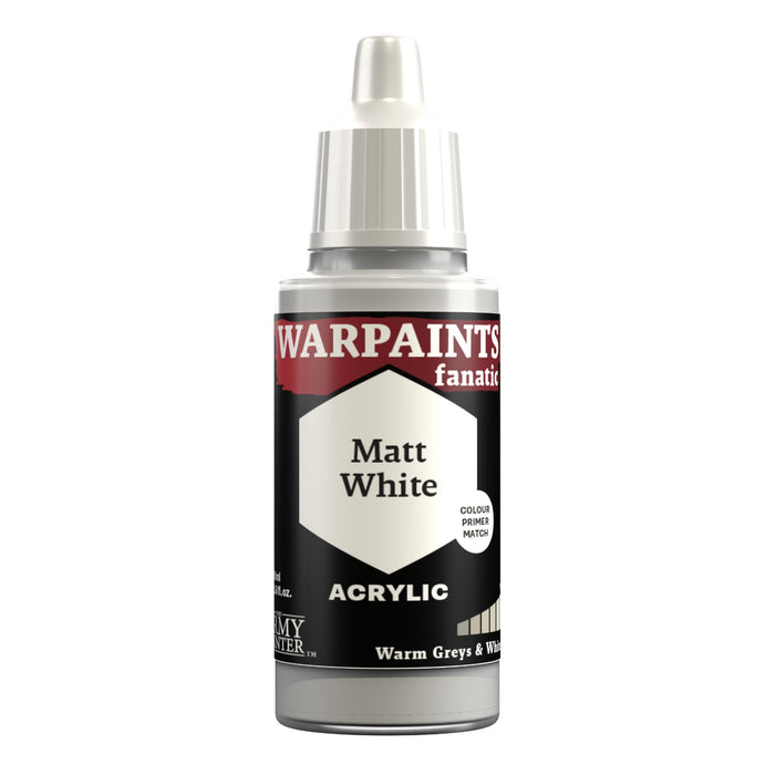 Army Painter Warpaints Fanatic: Matt White 18ml - for just $4.25! 