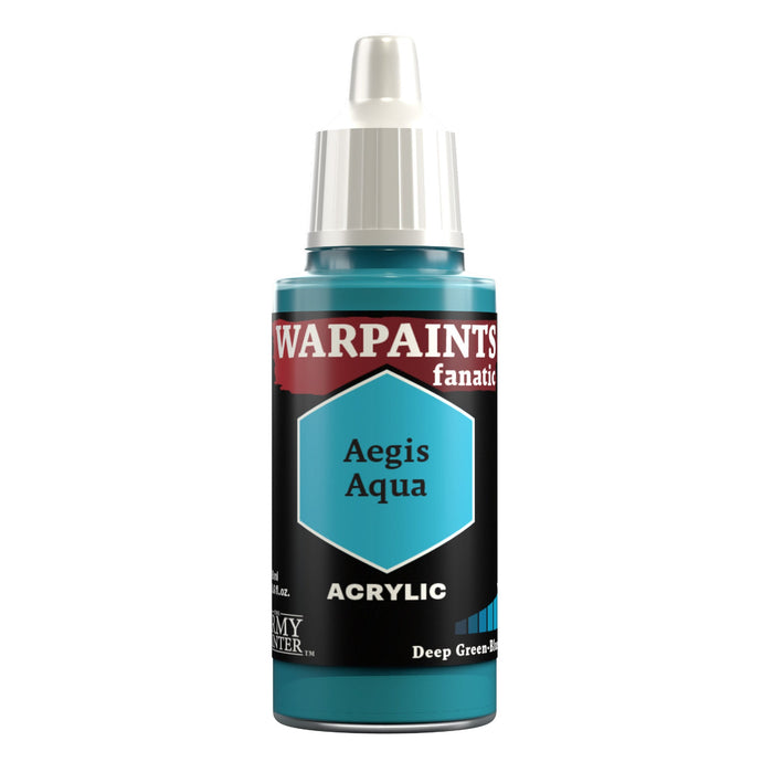 Army Painter Warpaints Fanatic: Aegis Aqua 18ml - Premium Miniatures - Just $4.25! Shop now at Retro Gaming of Denver