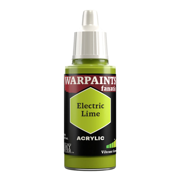 Army Painter Warpaints Fanatic: Electric Lime 18ml - for just $4.25! 