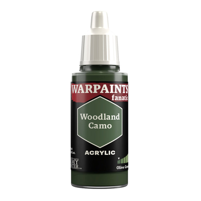 Army Painter Warpaints Fanatic: Woodland Camo 18ml - for just $4.25! 