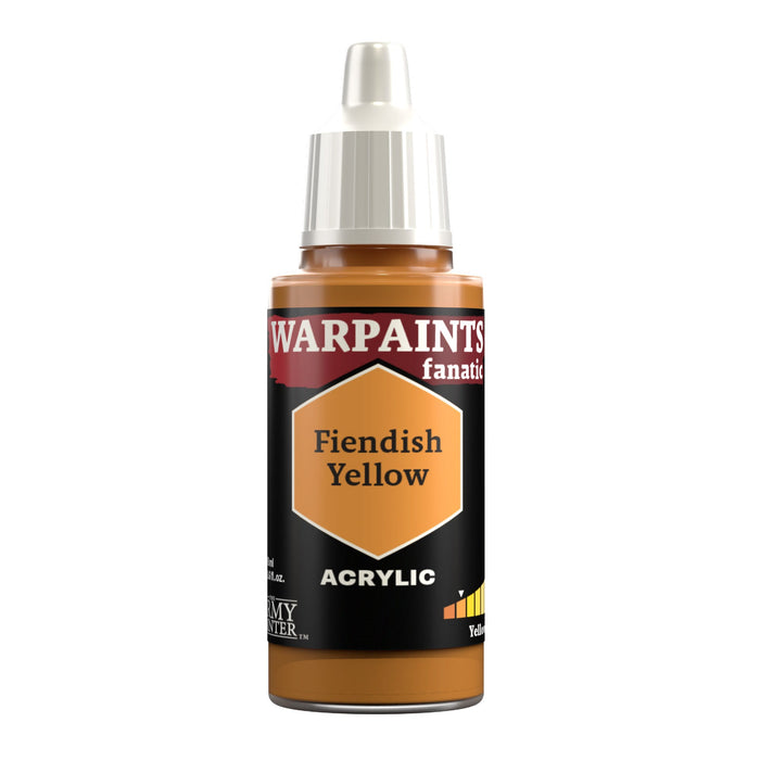 Army Painter Warpaints Fanatic: Fiendish Yellow 18ml - for just $4.25! 