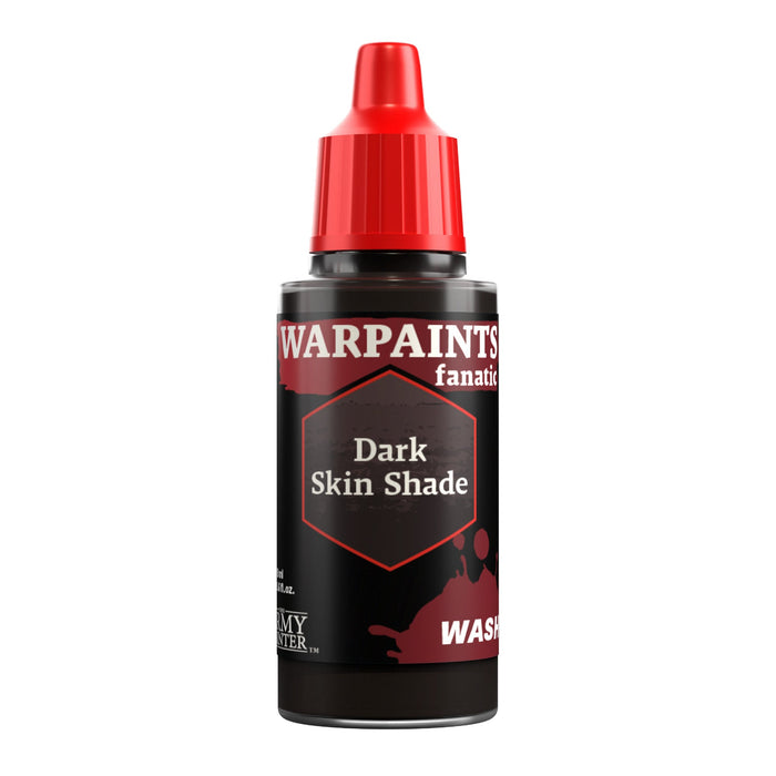 Army Painter Warpaints Fanatic: Wash - Dark Skin Shade 18ml - for just $4.50! 