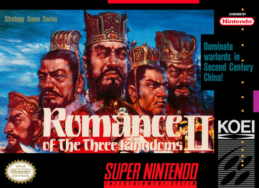 Romance of the Three Kingdoms II – Super Nintendo Entertainment System (SNES) - for just $26.99! 