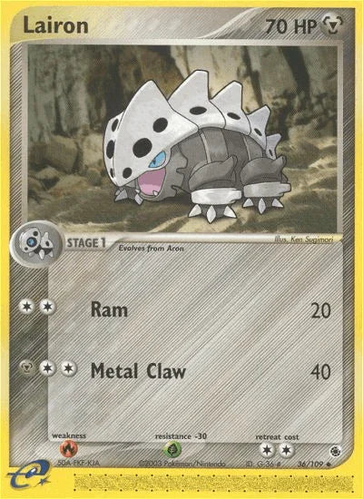 Lairon (36/109) [EX: Ruby & Sapphire] - for just $1! 