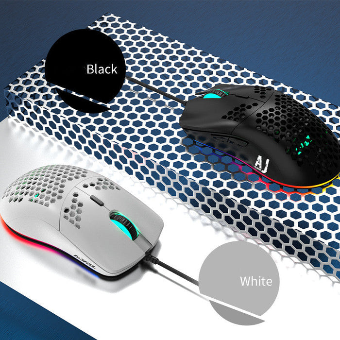 Lightweight Hollow Hole Wired Gaming Mouse - for just $235.60! 