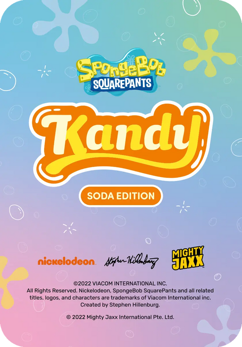 Kandy X SpongeBob SquarePants (Soda Edition) Blind Box (1 Blind Box) - for just $15.99! 