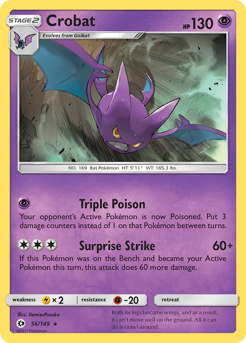 Crobat (56/149) [Sun & Moon: Base Set] - for just $0.20! 