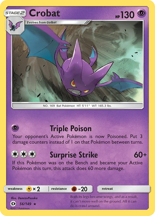 Crobat (56/149) [Sun & Moon: Base Set] - for just $0.20! 