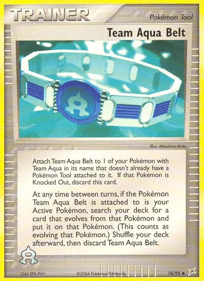 Team Aqua Belt (76/95) [EX: Team Magma vs Team Aqua] - for just $0.60! 